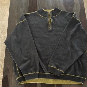 Tommy Bahama Navy, and Olive zip up sweater